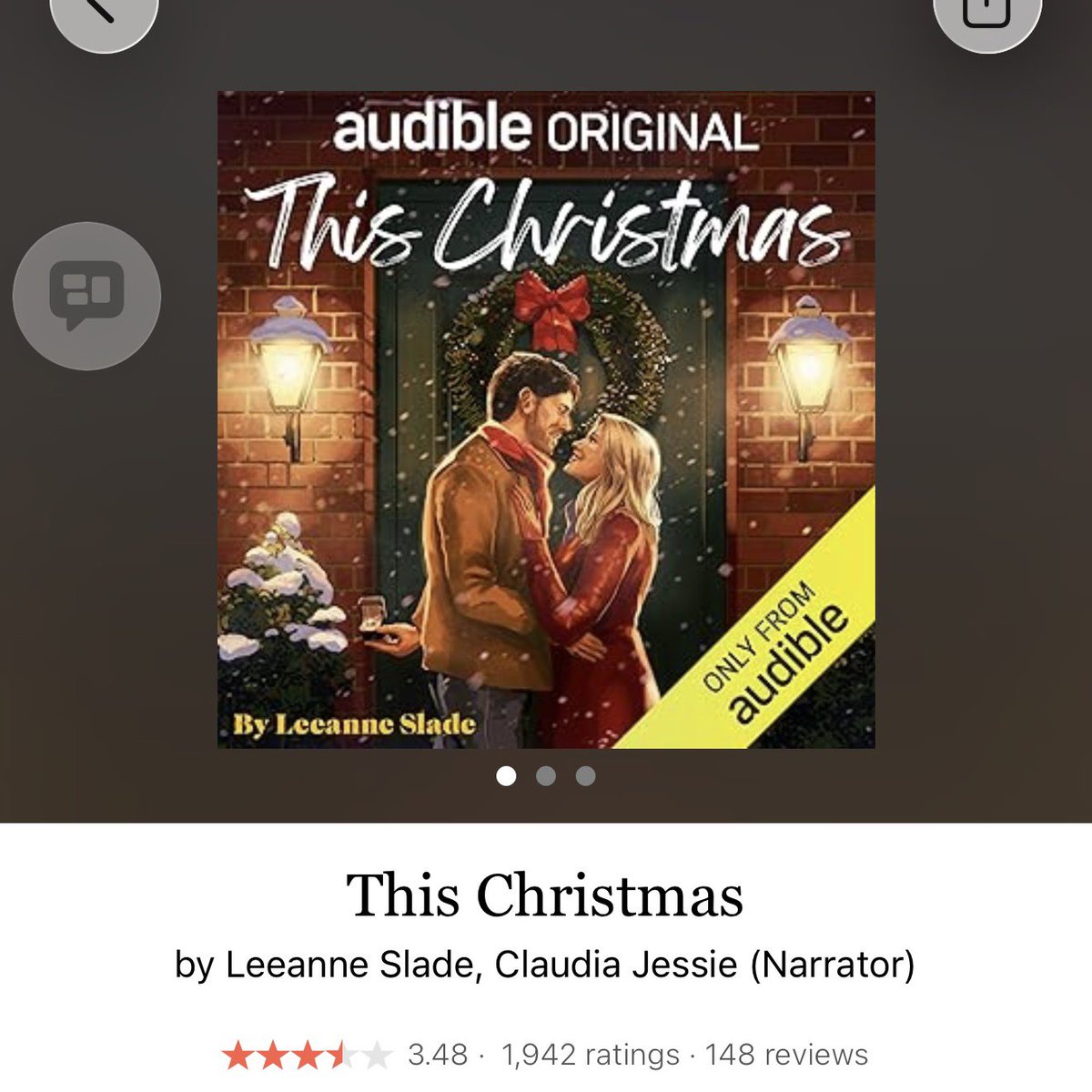 TaraDDonai's tweet image. This Christmas by Leanne Slade 
#ThisChristmas #LeanneSlade #8528 #8pages #1220of1000 #Audiobook #audibleoriginal #4for1 #4houraudiobook #seasonsreadings #KittyAndLeo #NewRelease #november2025 #readitquick #whatsnext #clearingoffreadingshelves