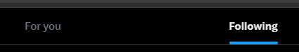 Just a reminder:

This platform will automatically move you over to "for you" from time to time. Click it back over to "following".

"For you" is just 24/7 rage bait no matter who you are.
It's gross.