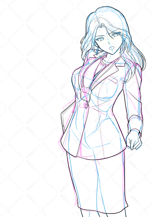 おはようございます!
朝お絵かき。
ペン入れ! 