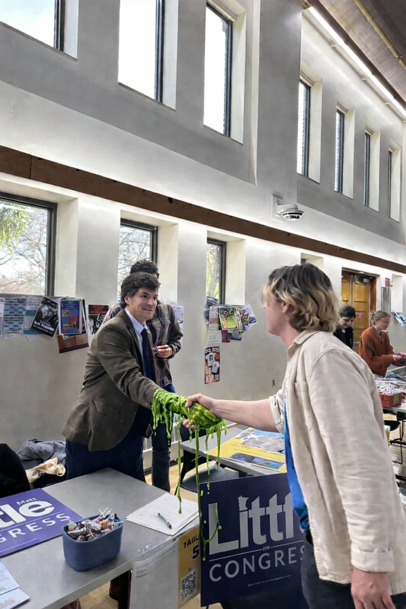 I am, literally, constantly shaking hands.