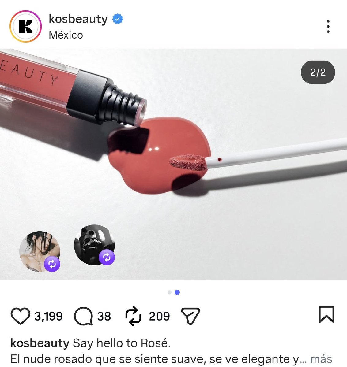 laverdadera1000's tweet photo. OMG OMG AL FIN ROSAAAA, gracias @keniaos 
#kosbeauty https://t.co/MFWcbT4lMm
