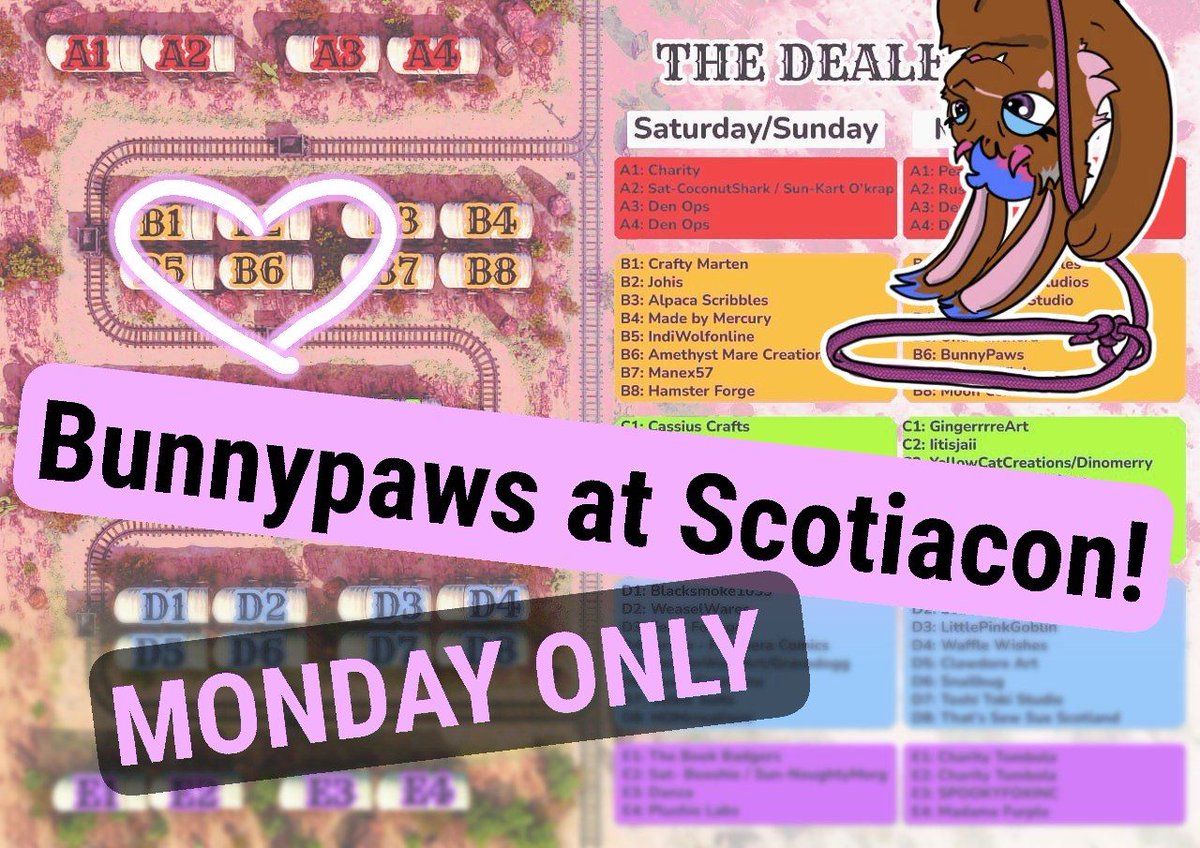 BunnypawsFur's tweet image. Gonna be at Scotiacon this year! Morning day reroll bby 💕