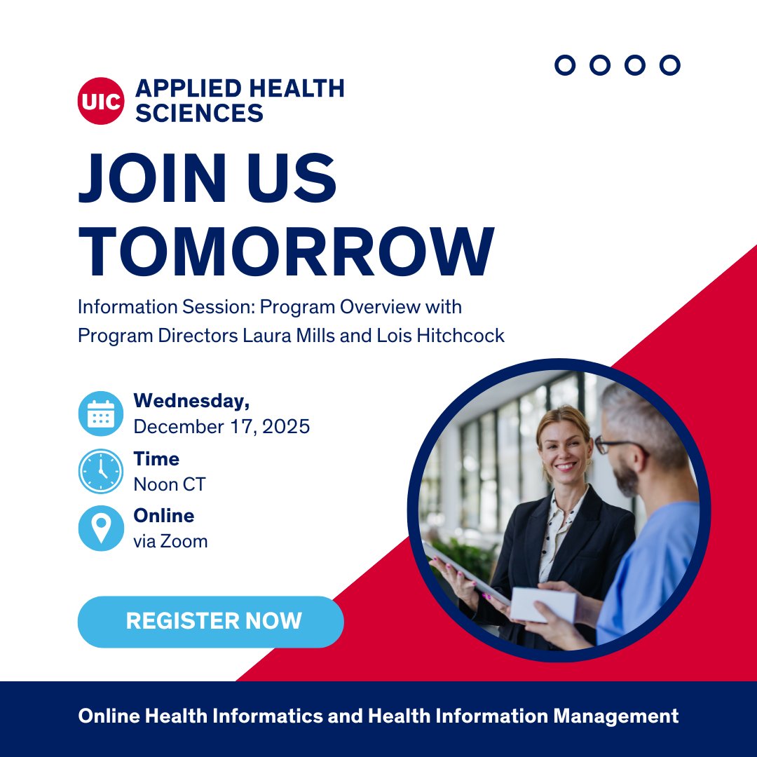 UIC College of Applied Health Sciences tweet media