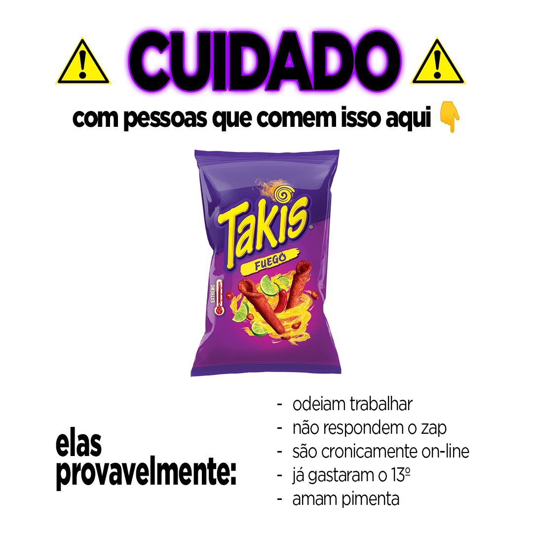 Takis Brasil tweet media