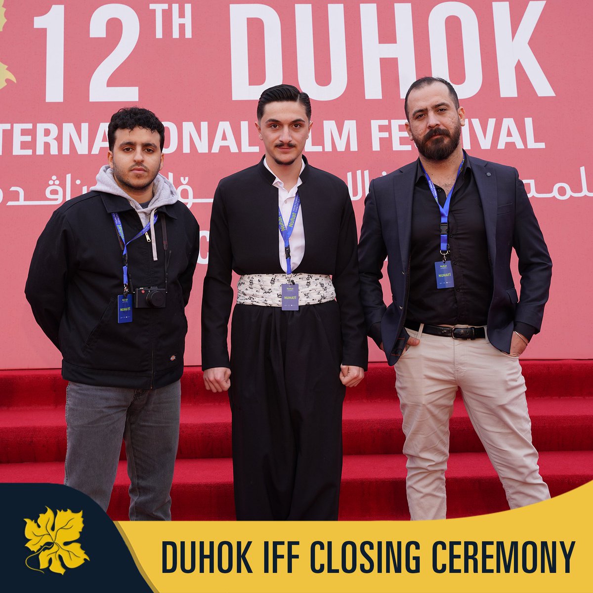 DuhokIFF's tweet photo. Dreams Come True: Young Filmmakers on the Red Carpet
Participants of the "Nuhat" project will walk the red carpet at the Duhok International Film Festival. https://t.co/Fk7TLlsVqE