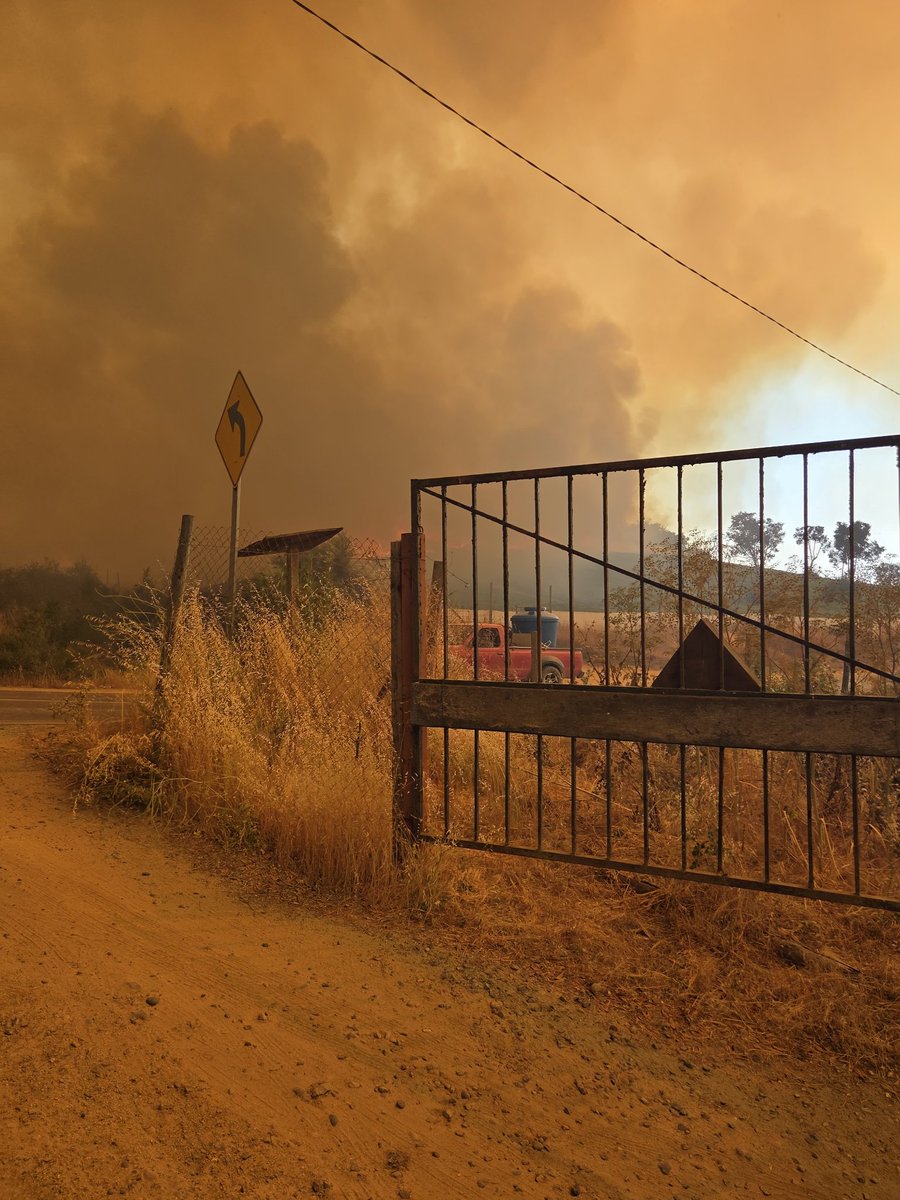 natalyu's tweet photo. El incendio se descontrolo en #Quilamuta #SanPedroDeMelipilla  . Todo por la culpa de un tipo que robaba energía, esperamos que le caiga todas las penas de la Ley.
#Emergencias #Bomberos #CONAF... tremendo trabajo que hacen. Gracias por todo https://t.co/c2JS6qCWlK