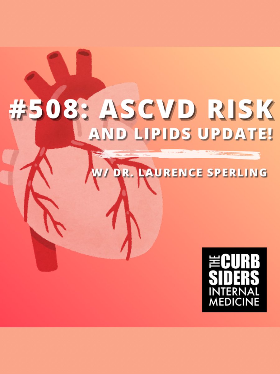 thecurbsiders's tweet photo. 🫀 New Episode!🎧
 #508: ASCVD Risk &amp; Lipids Update! PREVENT smarter—not harder. 💥 

In this episode, we dive into the latest in cardiovascular prevention:
 🧮 How to use the new PREVENT risk calculator
 🔍 The CPR framework for smarter risk reclassification
&amp; more! https://t.co/BZtfbTOohv