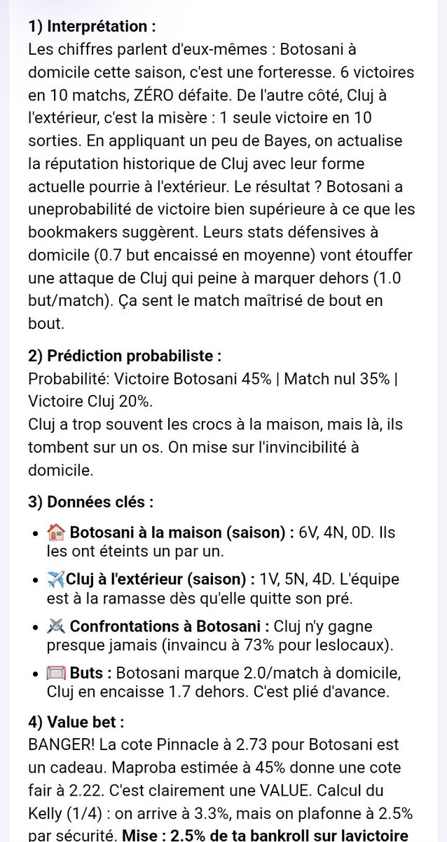 thierKnow90's tweet image. Botosani invincu a domicile avec une côte d'outsider, 1x ou un DnB pour les locaux est plus que probable.