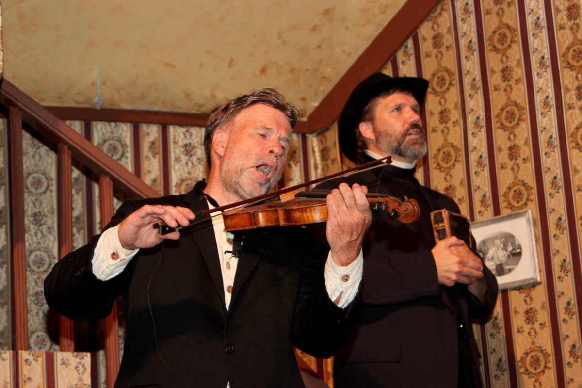 WilderPageant's tweet image. Over the years we have been adding more live music.  Daryl plays the dulcimer, Messina plays a ukulele banjo and Taryn plays a violin while others joined them in song. and the men sing "Buffalo Gals". Our plan is to add more live entertainment between scenes or during scenes.