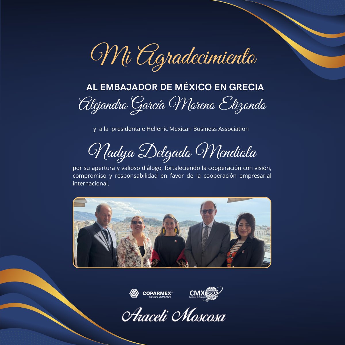 El diálogo y la colaboración siempre abren nuevas oportunidades.
Agradecida por el espacio y la apertura para seguir construyendo puentes. 🌍🤝

#Gracias #MéxicoGrecia #CooperaciónInternacional
