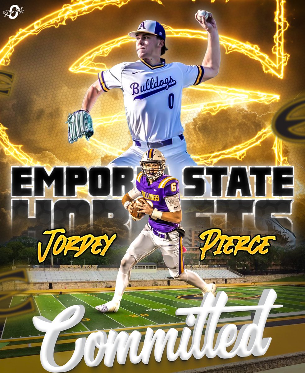 JordeyPierce's tweet image. COMMITTED!!!🙏🏻 I am beyond blessed and grateful for the opportunity to continue my football &amp;amp; baseball career while pursuing my degree at Emporia State University! I’m super excited for this next chapter! Stingers up!🐝
@esuhornetsfb @ESUBaseball @BryceChavis @CoachGHiggins