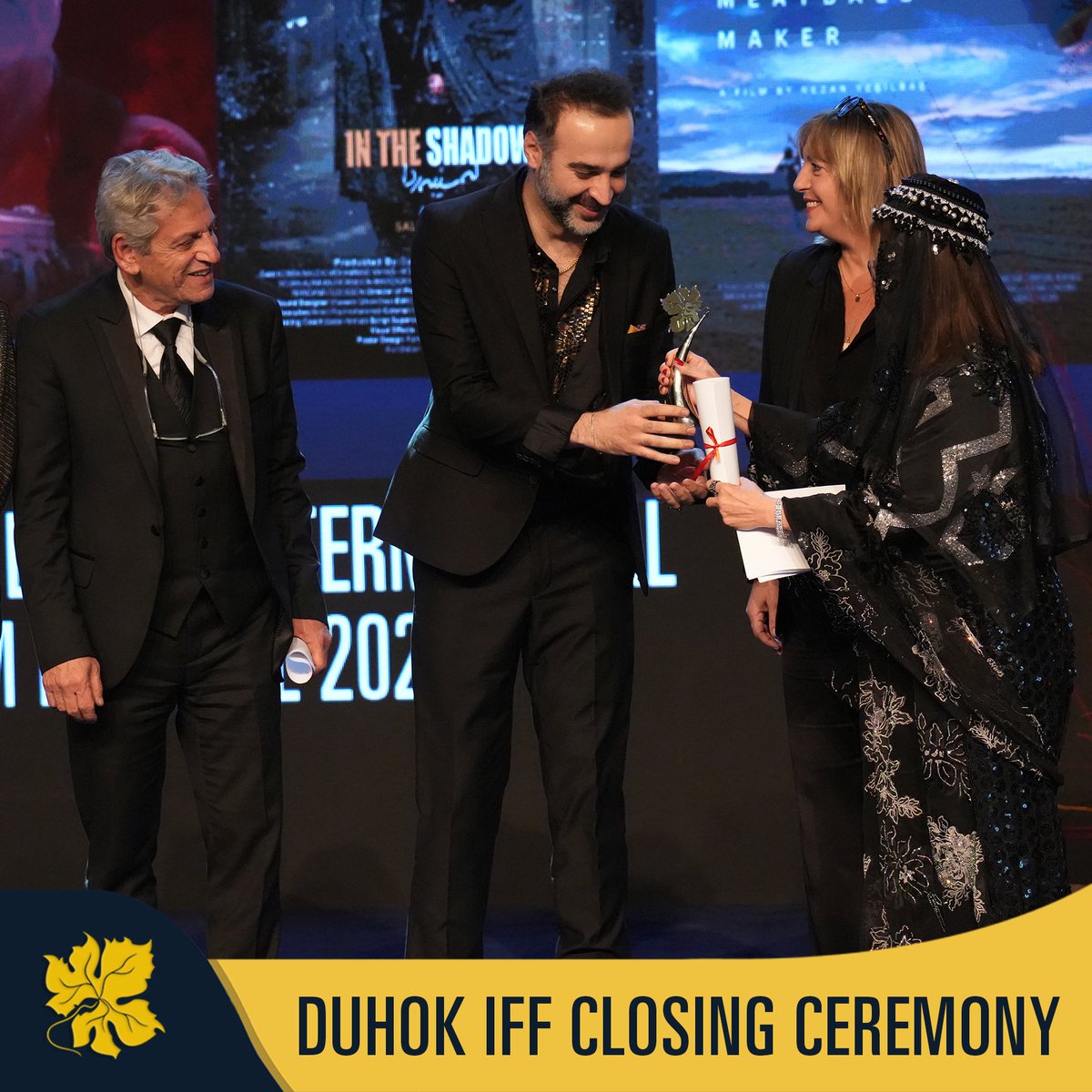 DuhokIFF's tweet photo. Award Giving ceremonies of the 12th Duhok International Film Festival. https://t.co/5TFGgDtqPW