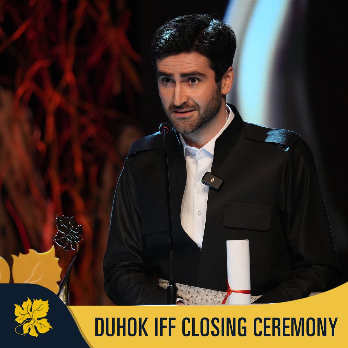 DuhokIFF's tweet photo. Award Giving ceremonies of the 12th Duhok International Film Festival. https://t.co/zuRRZEp6Cn