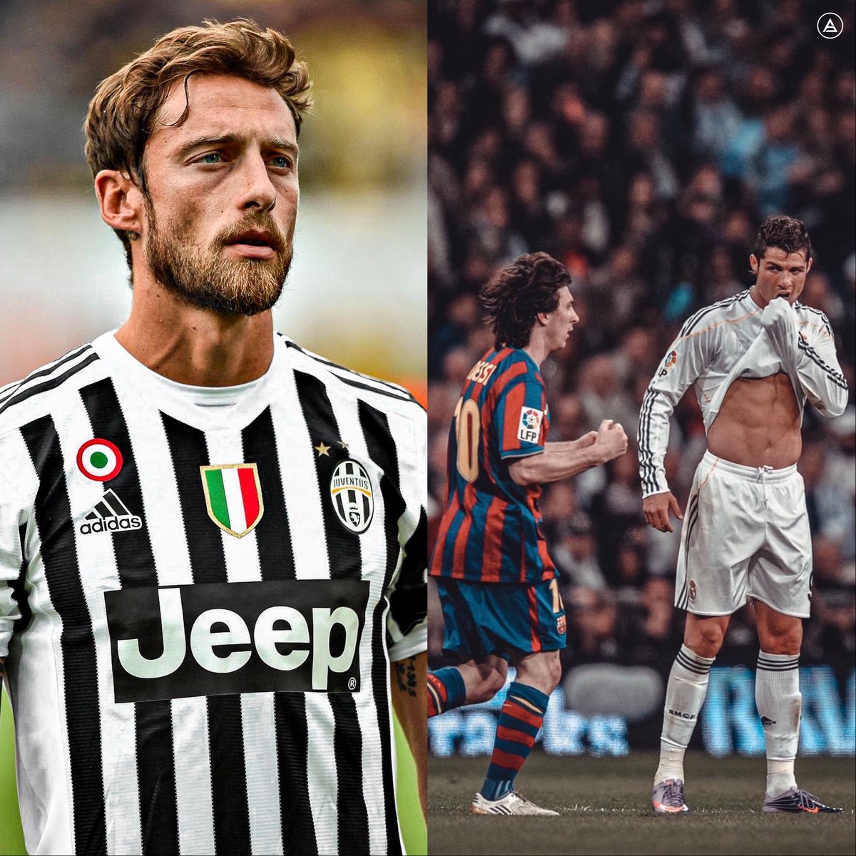 ⚠️😳 Atención a las palabras de Marchisio, comparando a Messi y Cristiano Ronaldo:

“Un consejo para los más jóvenes: SIGAN EL EJEMPLO DE CRISTIANO, NO EL DE MESSI.

Cristiano Ronaldo ya era una estrella, pero llegó a ser aún más grande gracias al trabajo duro. Leo Messi es un