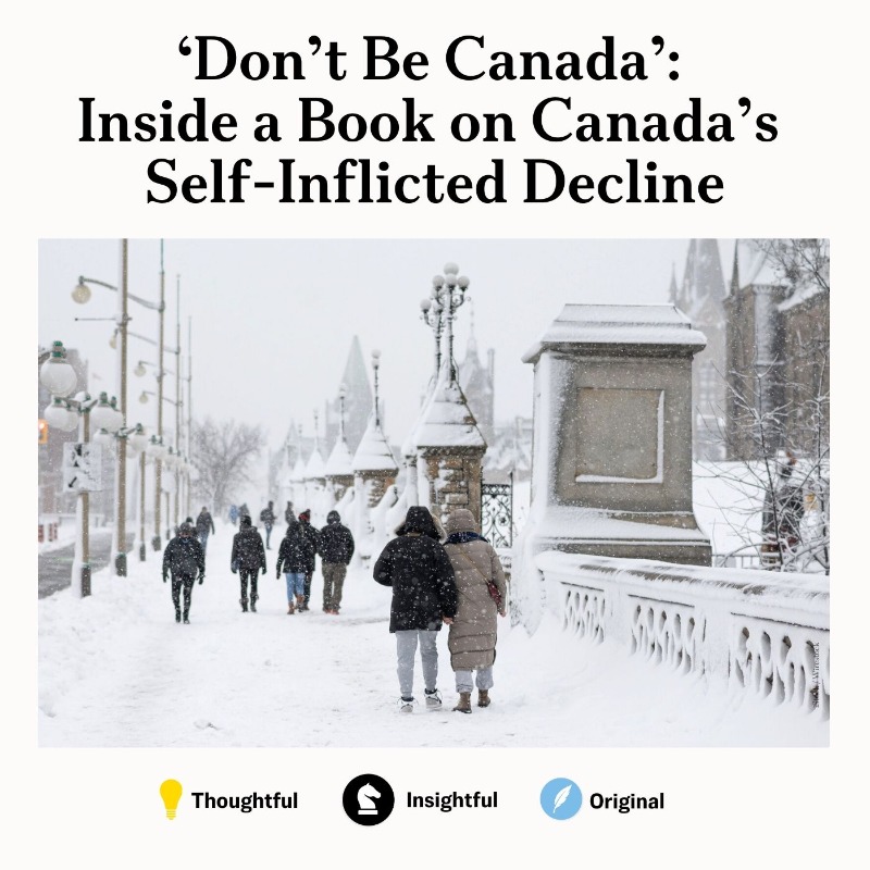 EpochTimesCan's tweet photo. How did a stable, prosperous country begin to unravel so quickly? A new book examines Canada’s last decade of decisions.

Read More >>
