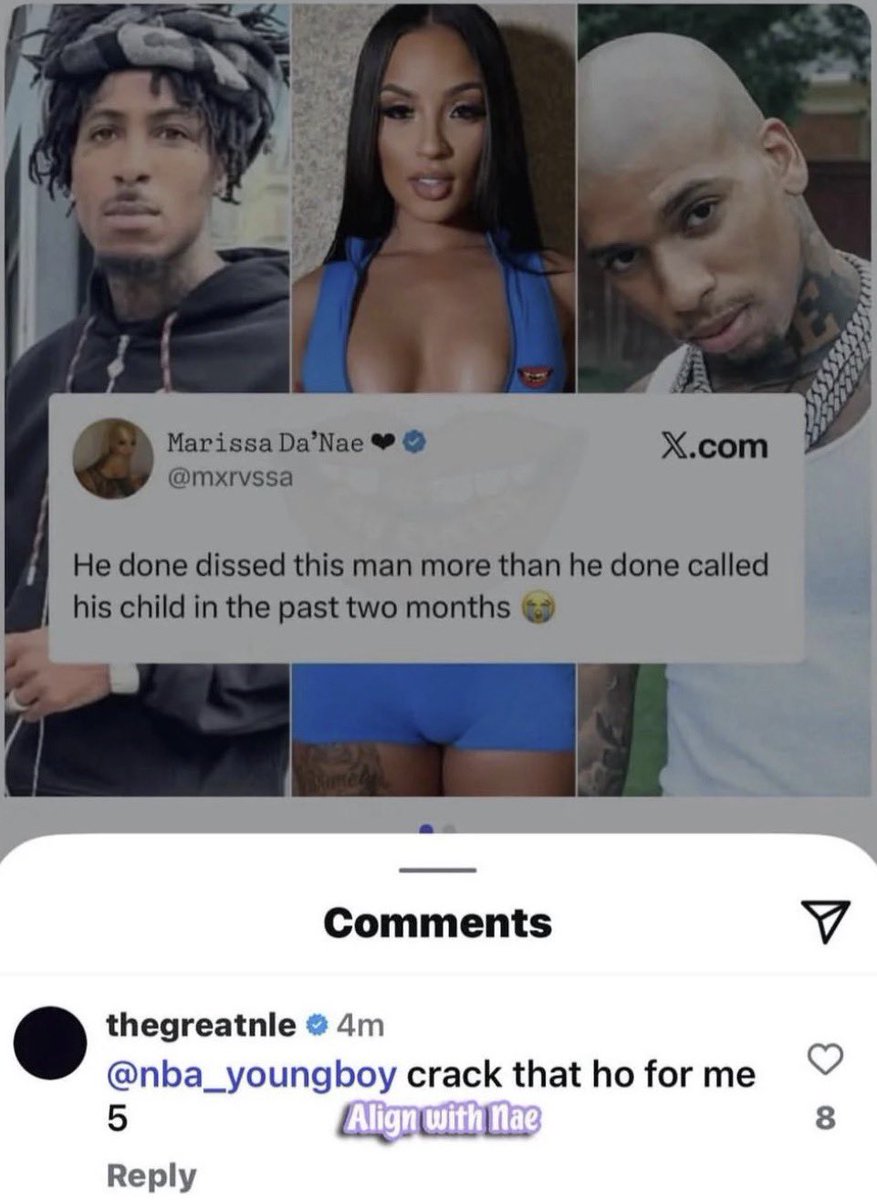 akzwhomatter's tweet image. NLE Choppa asks NBA YoungBoy to crack his BM 💀