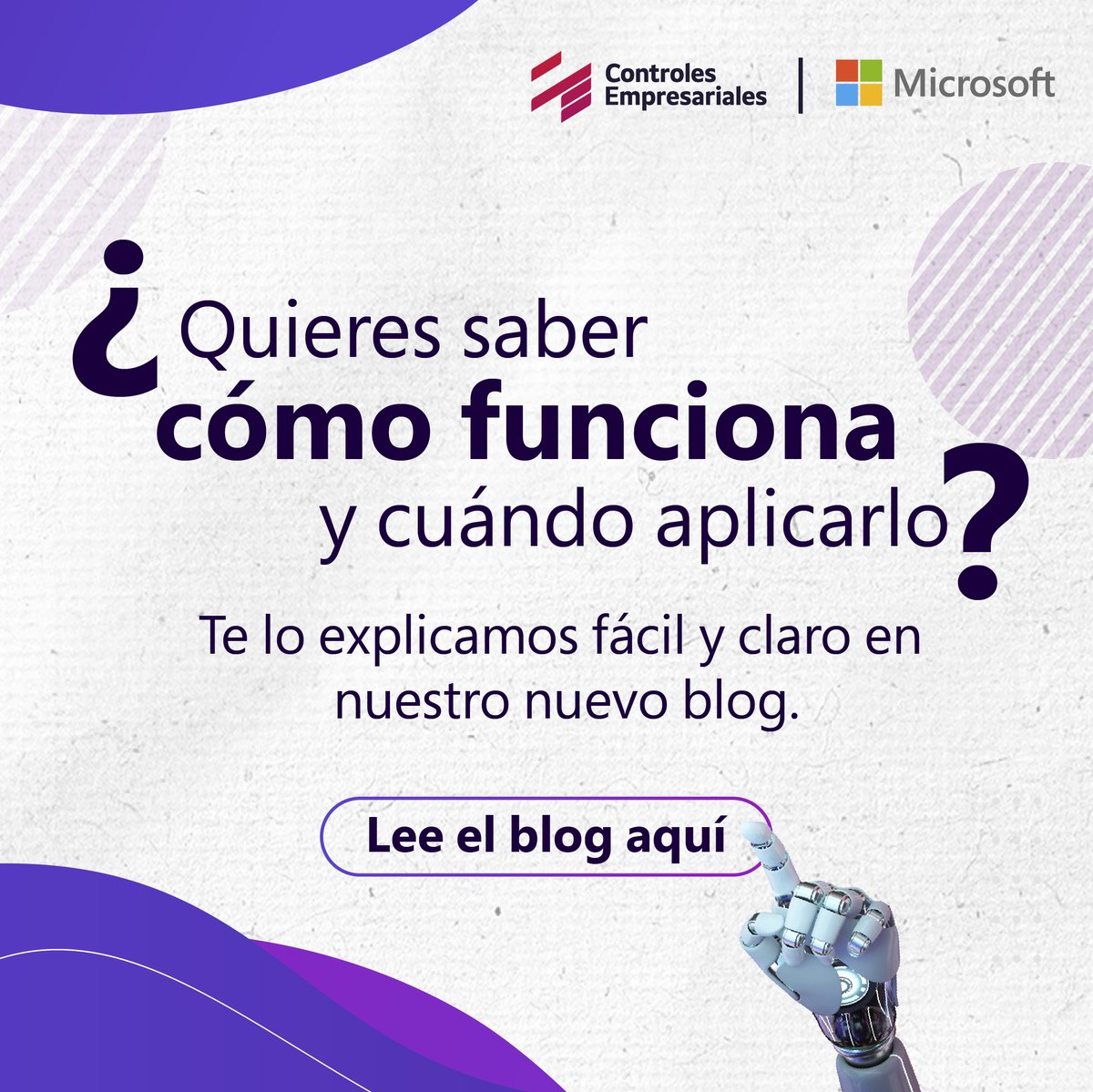La inteligencia artificial se convirtió en una ventaja competitiva para toda organización 🚀
¡Y Microsoft lo sabe!
Por eso presenta Copilot Business
Descubre cómo puedes implementarlo en tu negocio 👉 hubs.la/Q03Ypvrx0 <a href="/MicrosoftLatam/">Microsoft Latinoamérica</a> #ControlesEmpresariales