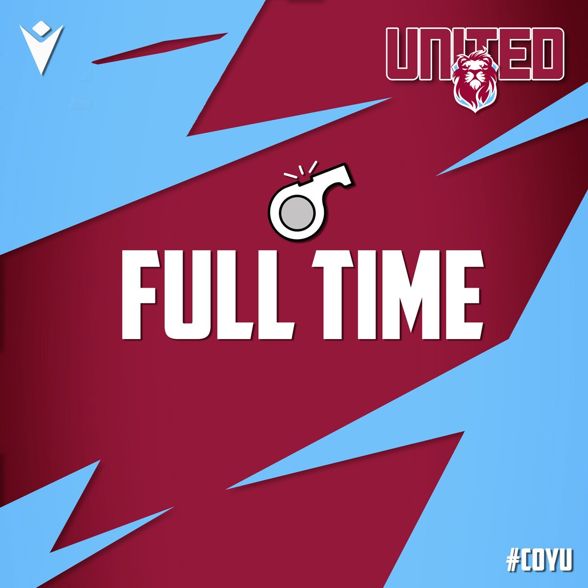 90' | FULL TIME 

Despite getting back into the game we never got back on terms scores wise.

We learn from this and move on to Saturday 

See you all back at The Pilot Field fro a 3pm kick off

#HUFC 2-3 <a href="/SevenoaksTownFC/">Sevenoaks Town FC</a>

#COYU