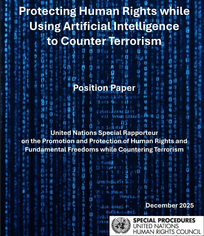 Prof Ben Saul - UN SR Human Rights & Counterterror tweet media