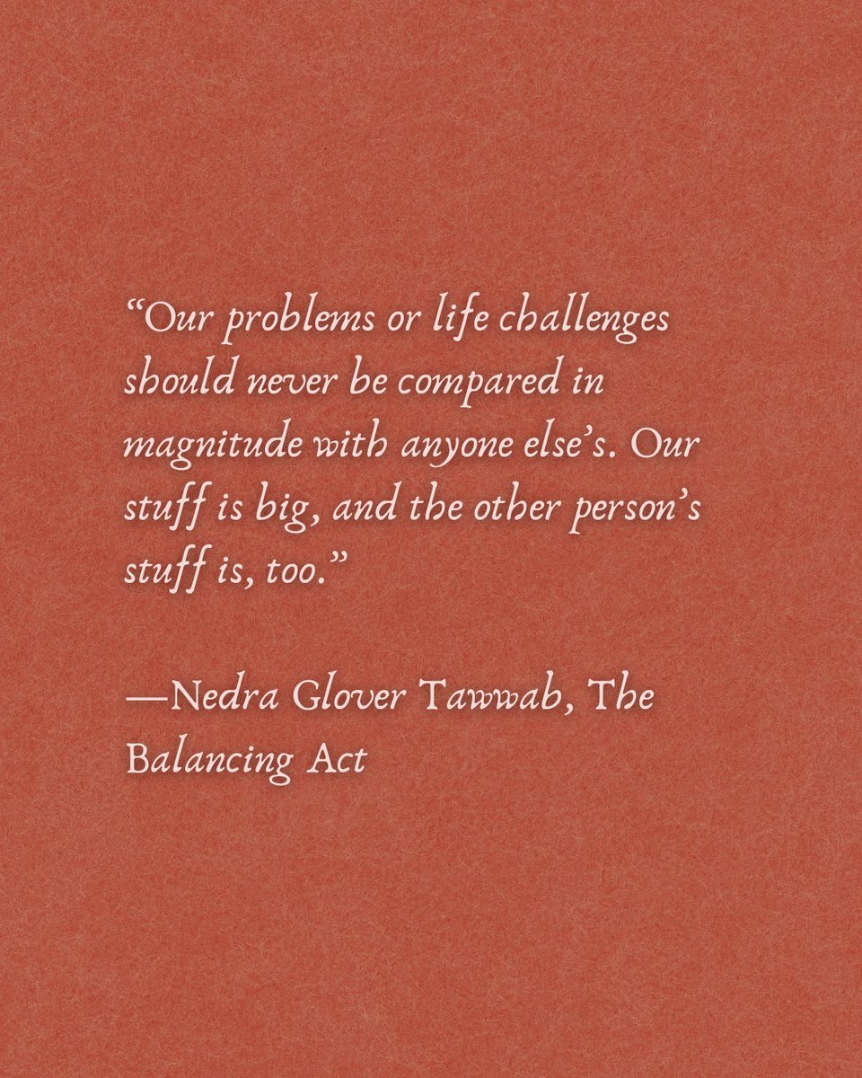 Some new year wisdom from <a href="/NedraTawwab/">Nedra Glover Tawwab</a>'s upcoming book, The Balancing Act.

On-sale 2.10.2026