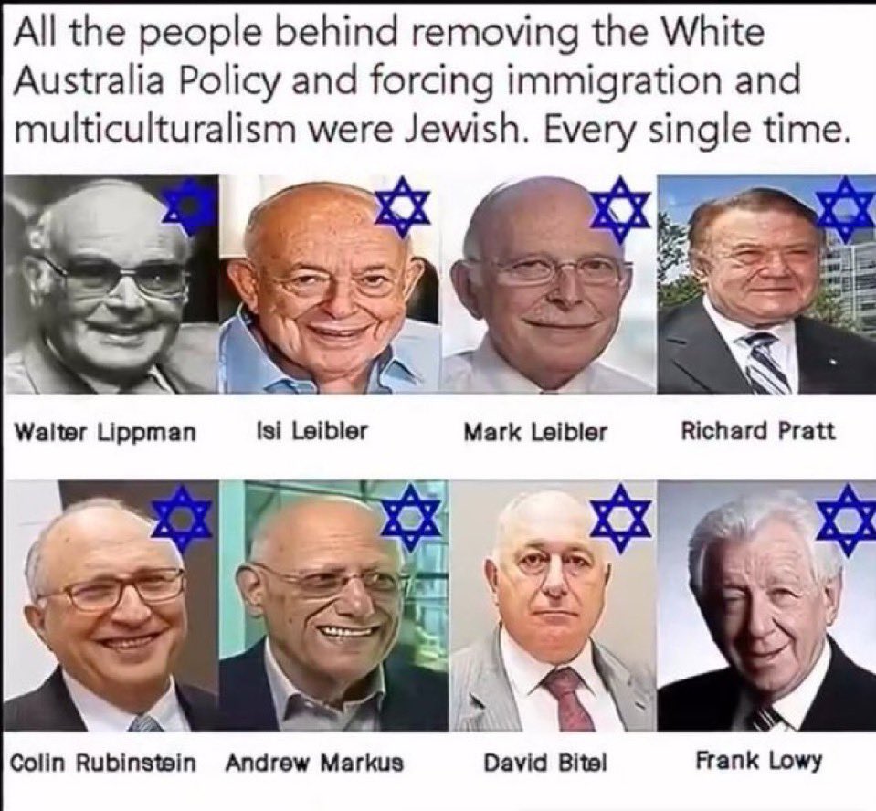These are the people who brought Australia 🇦🇺 the radical Muslims. 

Generally speaking, they are the ones behind open borders and mass immigration in your country as well. ✅

Maybe we should start considering the source of the problem, rather than the symptom?  🤔🤔🤔
