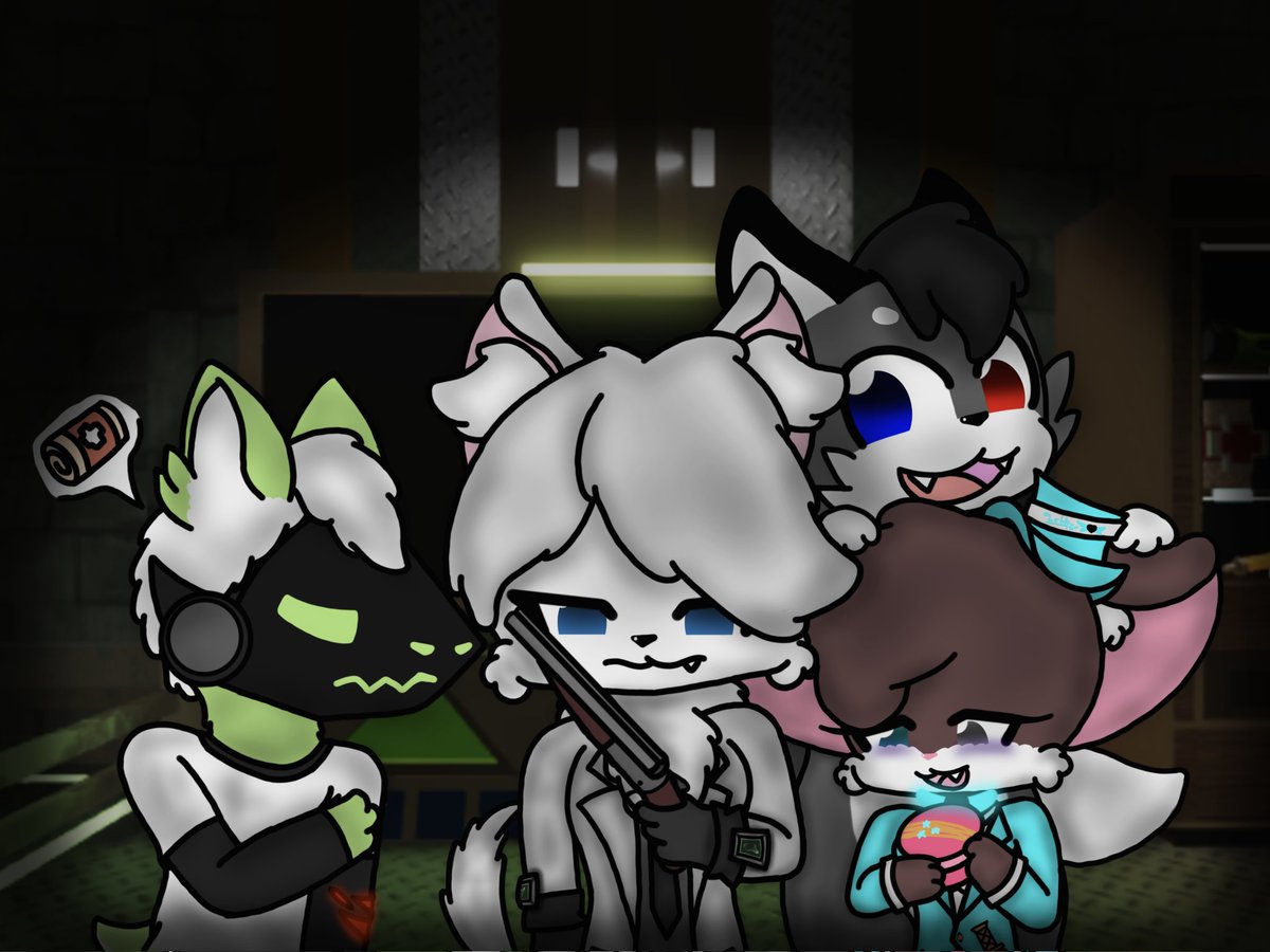 LekKy_Fox's tweet photo. Four-Person Demon Bounty &amp; Scavenger Team #deadlydelivery https://t.co/LHXKzE9lPS