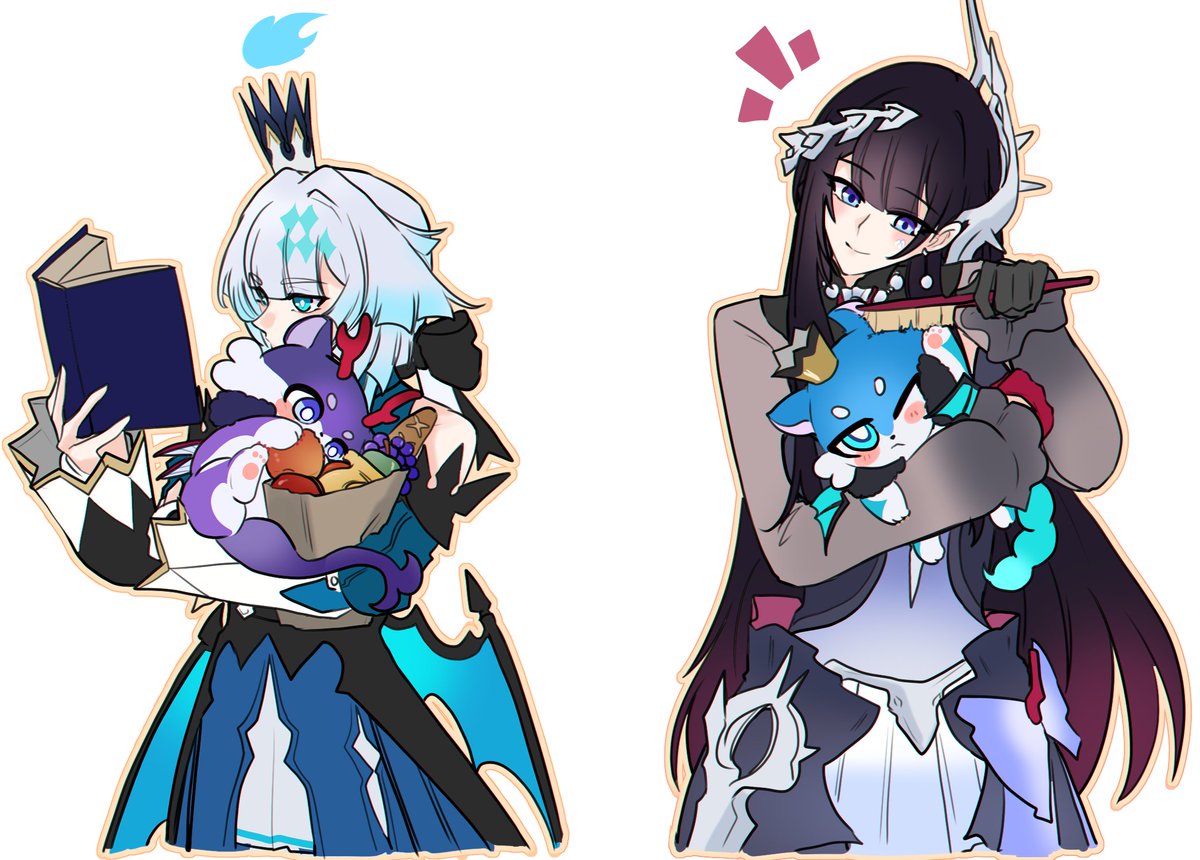 #cerysilens with their chimeras 💗