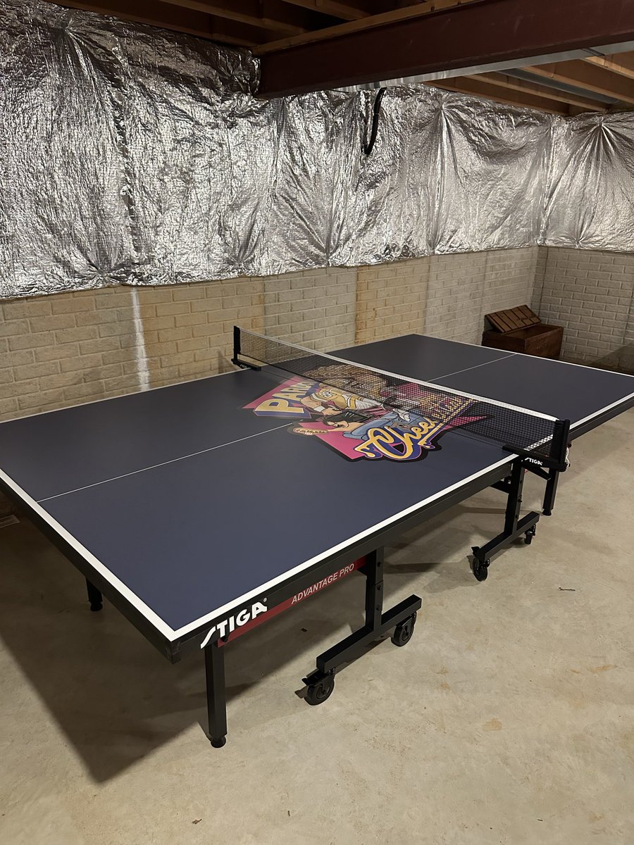 VerySadFan's tweet image. Bought a house so we were finally able to put the table together, it’s a thing of beauty. Thank you all. We’ll happily take more gifts/things you don’t need anymore (freezer for cream, hank dog toy, commies merch, etc.) @PardonMySteak @PardonMyMeme @PFTCommenter @BarstoolBigCat