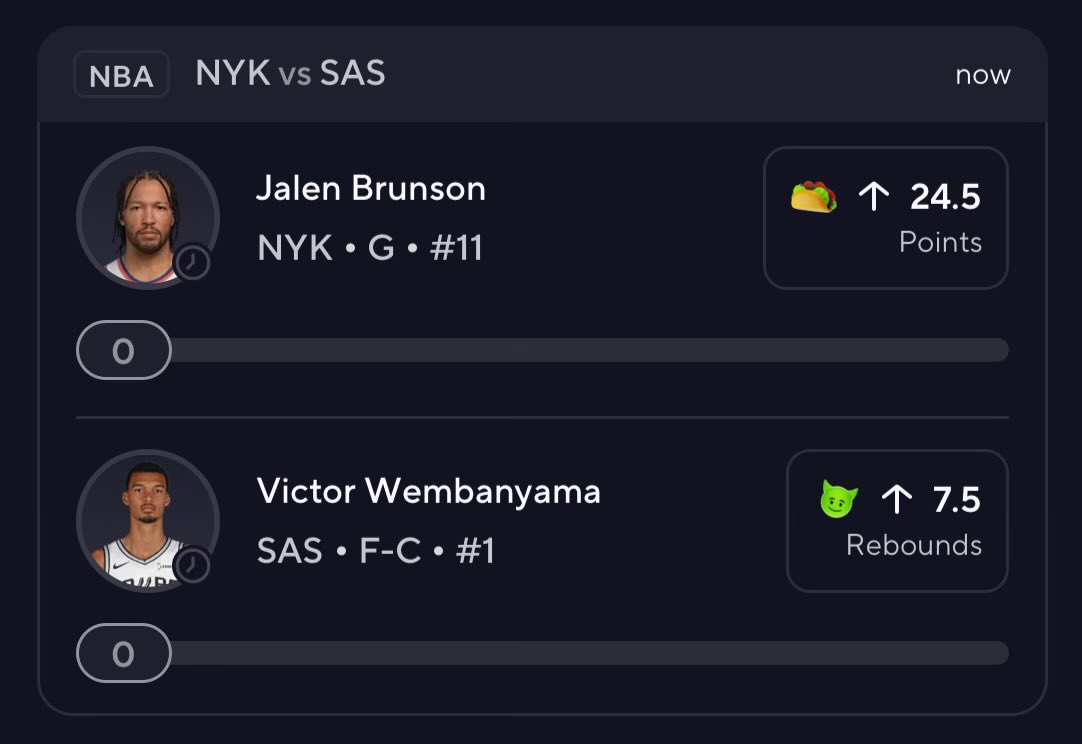 brunson taco 🌮 

#NBA #POTD #GamblingX #PrizePicks #UnderdogFantasy #SleeperPicks