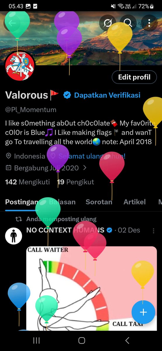 Pl_Momentum's tweet photo. Yay! Balloons on my 19th 🤩
#happybirthday https://t.co/ssFagF2T4a