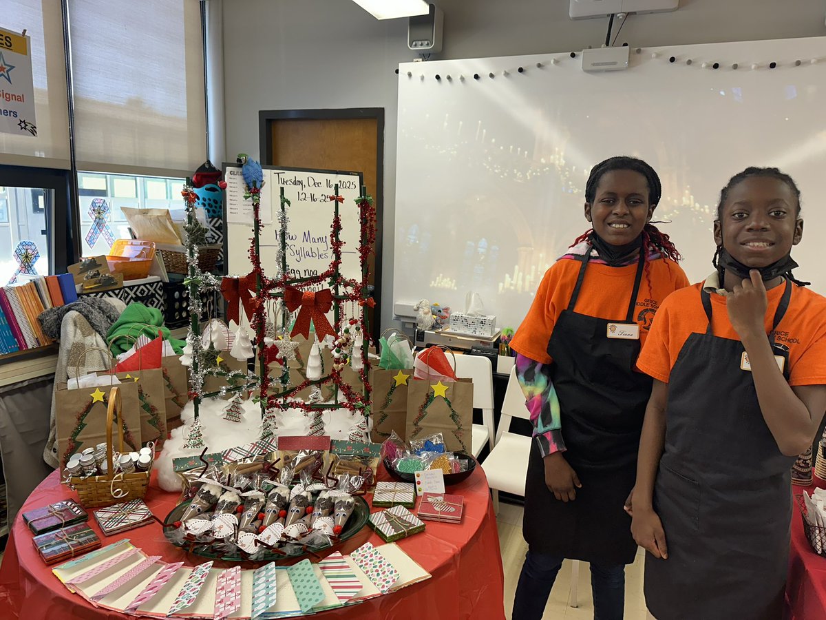 mrs_mnaro's tweet photo. Another year…another holiday luncheon! ❤️We love showing our appreciation for those who support us all year long. The Gladiator Cafe would not be as successful as it is without all of you! @HTSD_Grice @WeAreHTSD https://t.co/VjJmvsHNVh