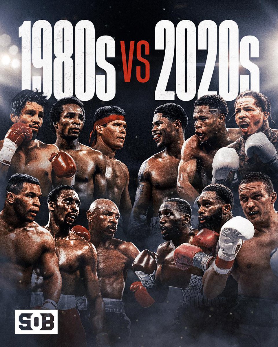 Sourceofboxing's tweet photo. 𝐈𝟗𝟖𝟎𝐬 𝐯𝐬 𝟐𝟎𝟐𝟎𝐬 🥊

Who wins these matchups and why⁉️ https://t.co/SfQ4xHehBe
