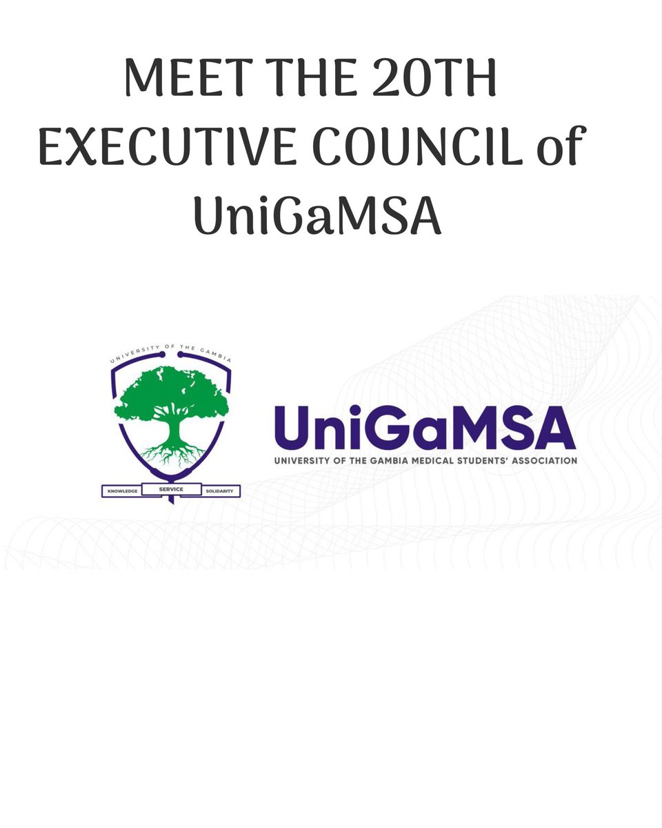 unigamsa's tweet photo. Meet the 20th Executive Council of UniGaMSA

Sworn in on 26th September 2025, the 20th Executive Council of UniGaMSA has spent the past two months serving with dedication, vision, and purpose. Ladies and Gentlemen, We proudly introduce the leaders steering UniGaMSA this term. https://t.co/OR55bOxSel