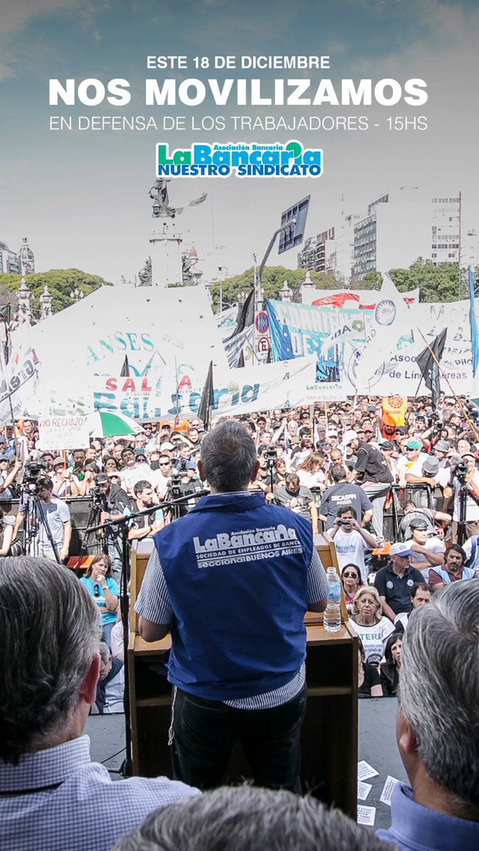 SergioOPalazzo's tweet photo. Este jueves todos y todas a la plaza! 
Por nuestros derechos, por nuestro futuro! 🇦🇷 https://t.co/nTDNZVLe1X