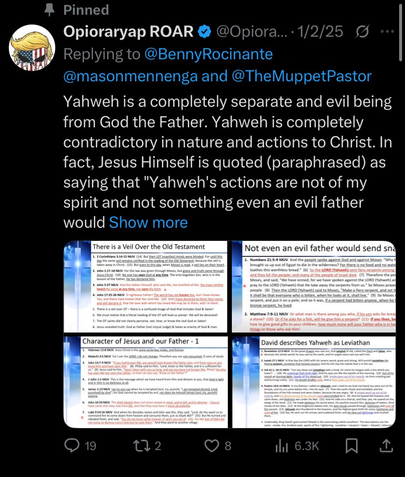 Sub 30 retard doesnt understand facts snd thinks god made math. Also the retard thinks Yahweh ISNT god. It’s literally him. Next your jackassness will say “Yeshuah was an evil creature!!!”