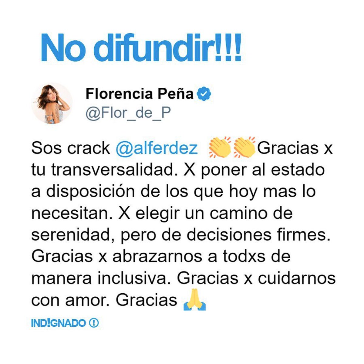 indignadoxd's tweet photo. FLORENCIA PEÑA NO QUIERE QUE LE DES RT, NO QUIERE QUE COMENTES, NI QUIERE QUE LE DES LIKE. 🔥 POR FAVOR NO DIFUNDIR 🔥 https://t.co/sA8UIbVs0m