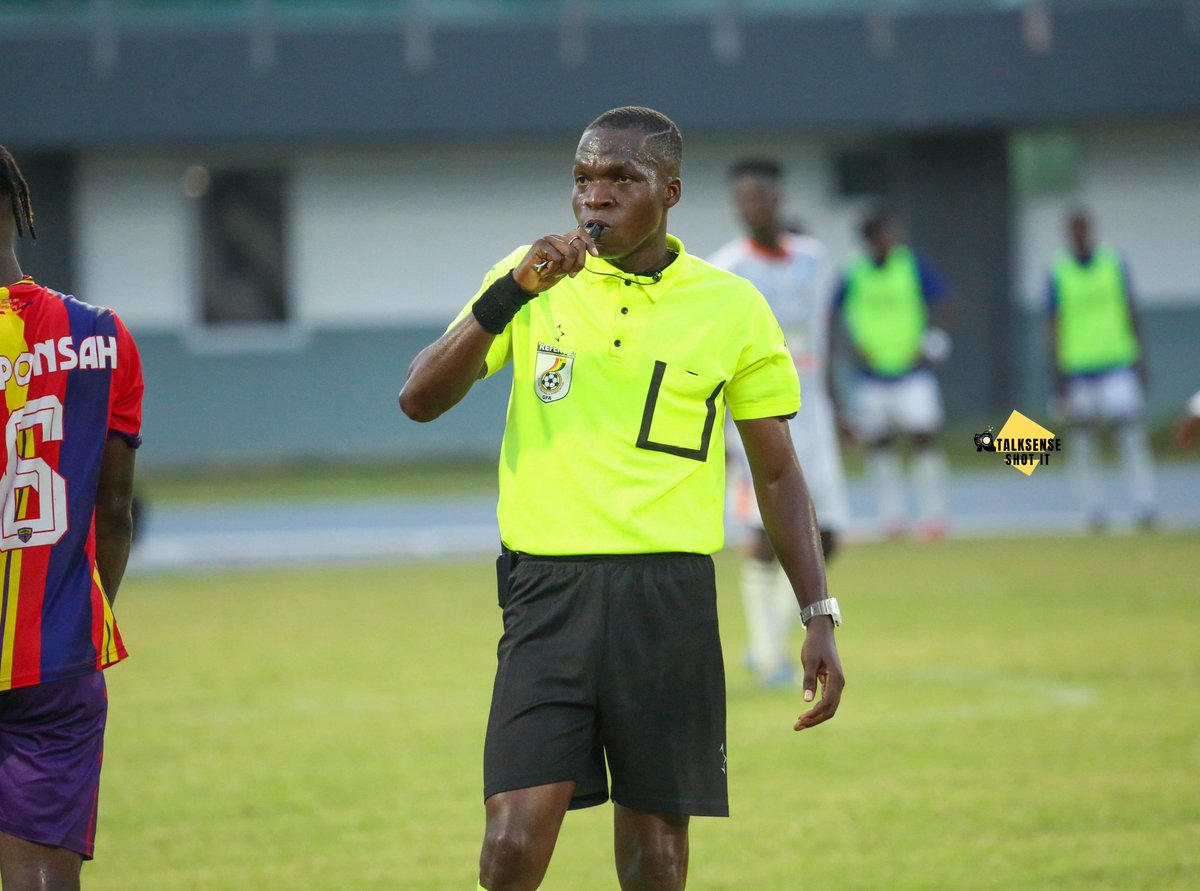 MEGAMELIONE's tweet photo. In pictures.. 📸 

@HeartsOfOakGH 1-0 @nationsfcgh

@GhanaPremier Week 14

🏟️: Legon 
🗓️: Saturday, December 13, 2025

Assistants: Joshua Kofi Agbo and Augustine Afful
4th: Laud Nettey

📸: Talksenseshotit 

#RusRefair 
#TalksenseShotIt https://t.co/n7AfKXLKpk