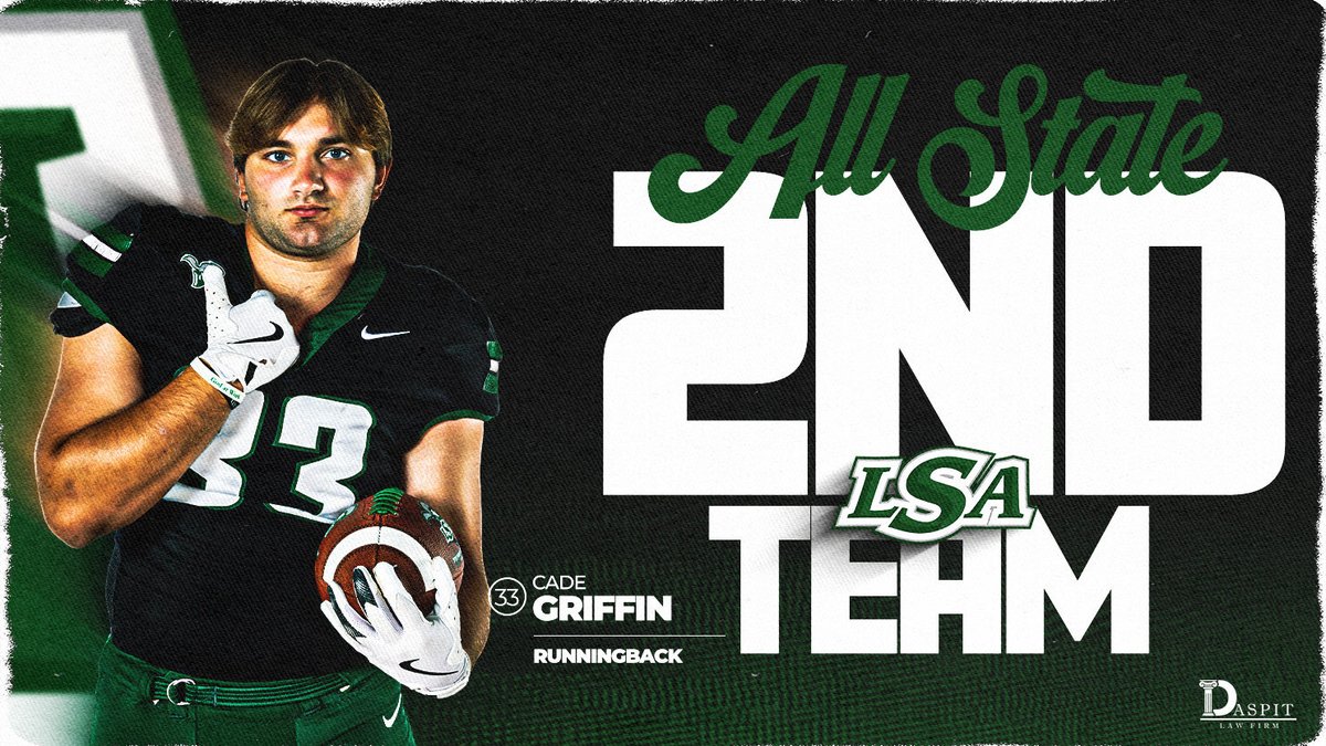 lsaathl's tweet photo. π
π
Congrats to our TAPPS Division II Football All-State Honorees!
Second Team:
Cade Griffin - Runningback
Noah Harris - Secondary
Antonio Castillo - Offensive Line
#SouthPride #uncomMEN https://t.co/eZGSET18BZ
