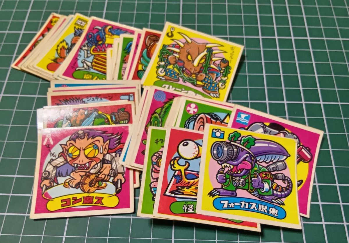 シール研究（113） ビックリマンの悪魔シールが減ってきたので