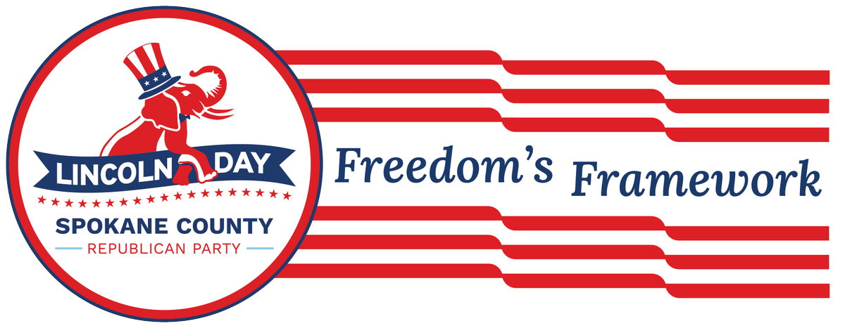 spokanegop's tweet photo. This year's Spokane County Republican Party Lincoln Day Gala is March 21, 2026 at the iconic Davenport Grand Hotel Ballroom. Early Bird tickets and table reservations available through January 31. https://t.co/9qg4iiEhCC https://t.co/2w1mAgKyE0