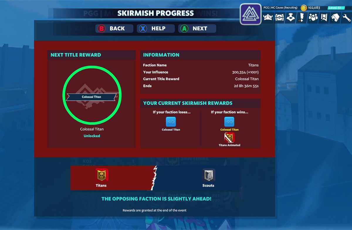 MCCause's tweet image. another skirmish completed :) thank you @Brawlhalla for the grind but may we get the multiplier in unranked as well :)