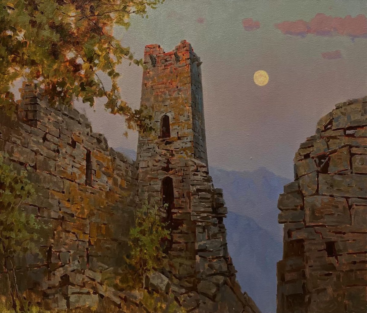 caucasusvisuals's tweet photo. Paintings by Chechen artist Rustam Musaev https://t.co/3gU4XUfV9O