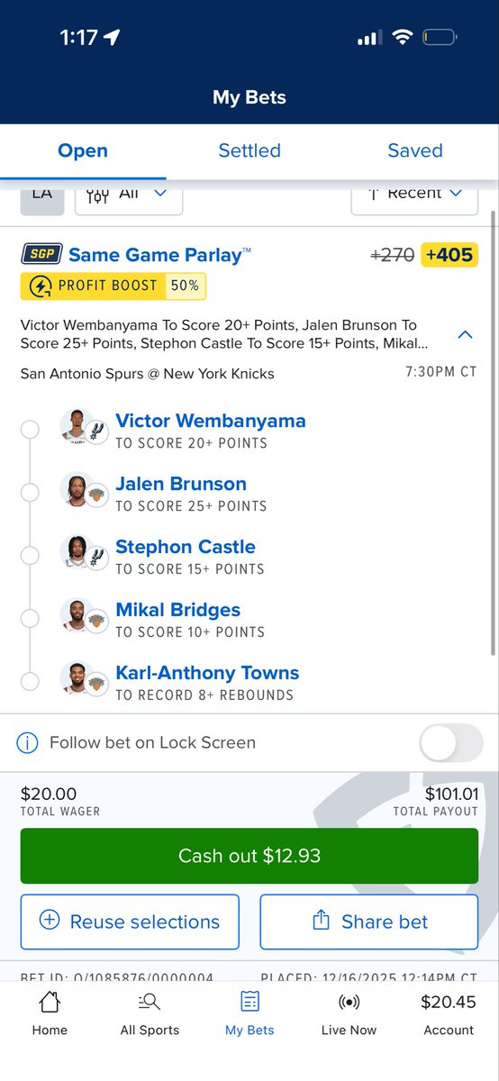 ScriptSharks's tweet photo. NBA cup parlay 🏀 
Good luck if tailing ☘️ https://t.co/0Dl5Pifakz