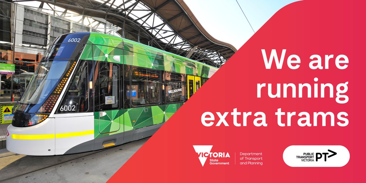 yarratrams's tweet photo. Heading to @marvelstadiumau today for the 2025 RMIT Graduation Ceremony? We’ve got extra trams to get you to and from the big event!
Details: https://t.co/qTF6Q4WRWu
Plan your journey https://t.co/TXiiaUZGtV
#PTV #RMIT https://t.co/hqjf8Selqe
