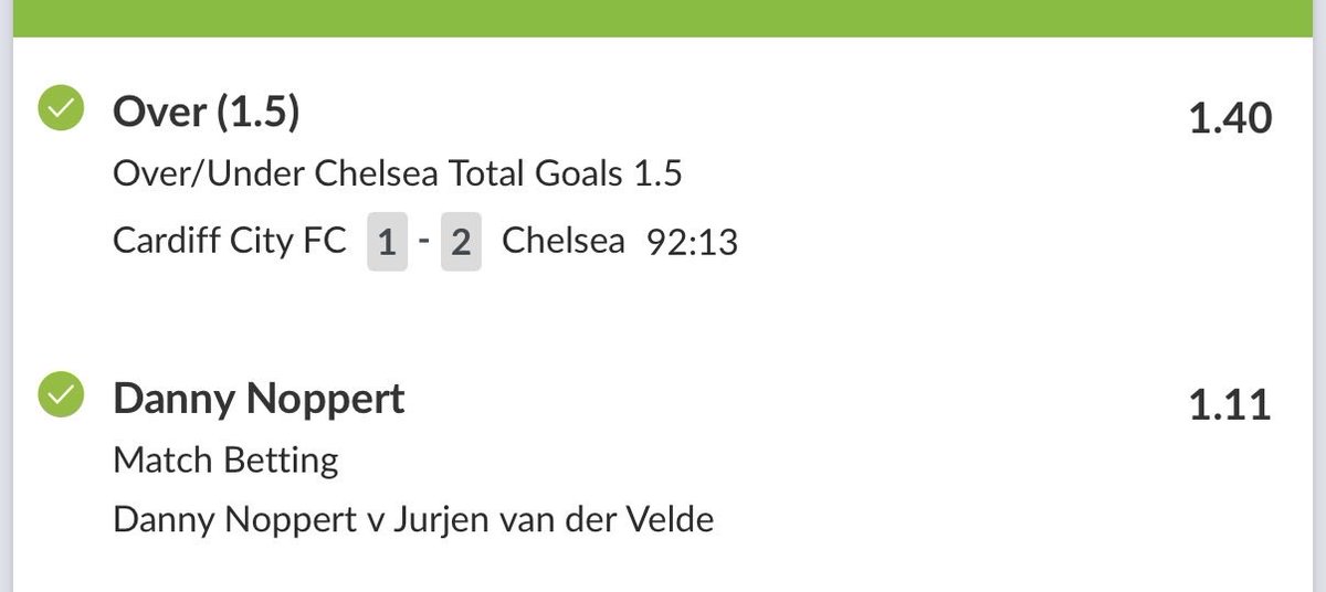 _73Football's tweet photo. 2-2 winners today! ✅ A darts and football combo gifted us an easy 1.55 winner! Double football combo gifted us a 1.66 winner ✅
#sporttips #football #chelsea #DartsWorldChampionship #bets #footballbet https://t.co/eQl61Sp0up