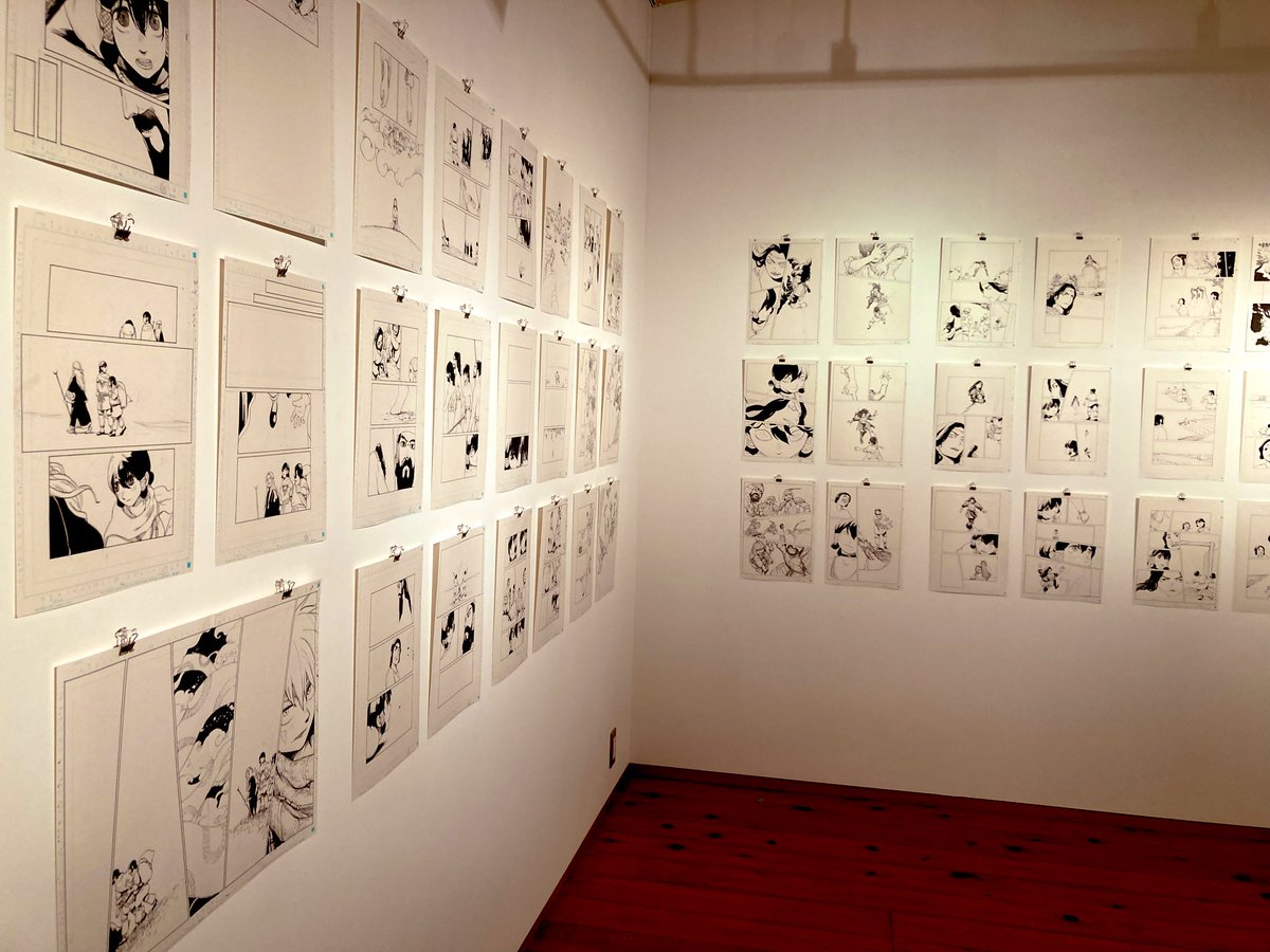 配送先決まってます！　原画展 原画展、本日17日(水)よりスタートです！ 三重県の皆さま、ぜひ