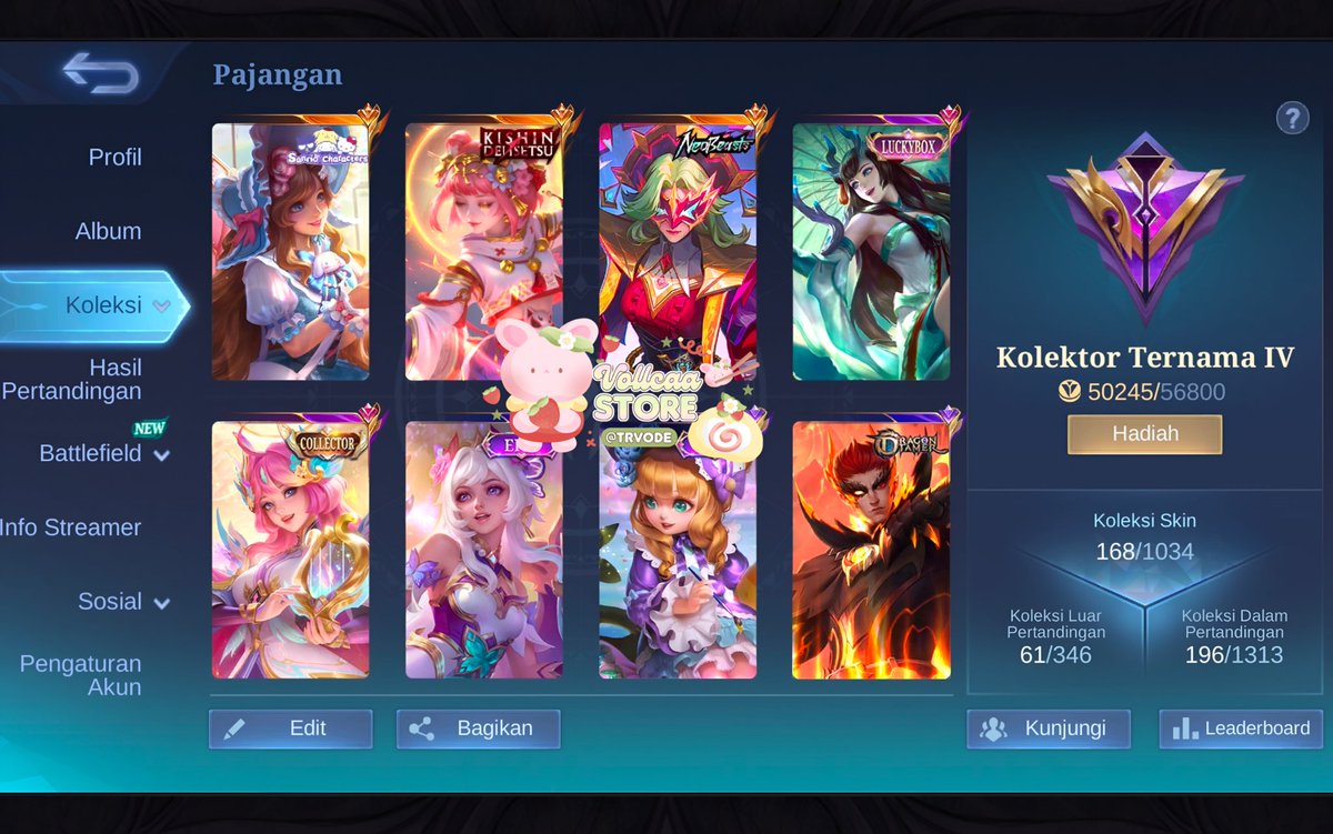 trvode's tweet image. WTS akun ml (magesup) alasannya karna udah ga dimainin lagi 
❀ hasil buy dari 2020 jadi aman
❀ Skin floryn lengkap
❀ server Philippines 
❀recall,emot banyak
♡˖⁠ Free tanya tanya lebih lanjut di DM ˖⁠♡
💸 550k (bisa nego)

#zonauang #zonajajanᅠ