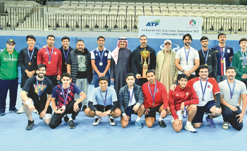 اليرموك بطلاً لدوري التنس 