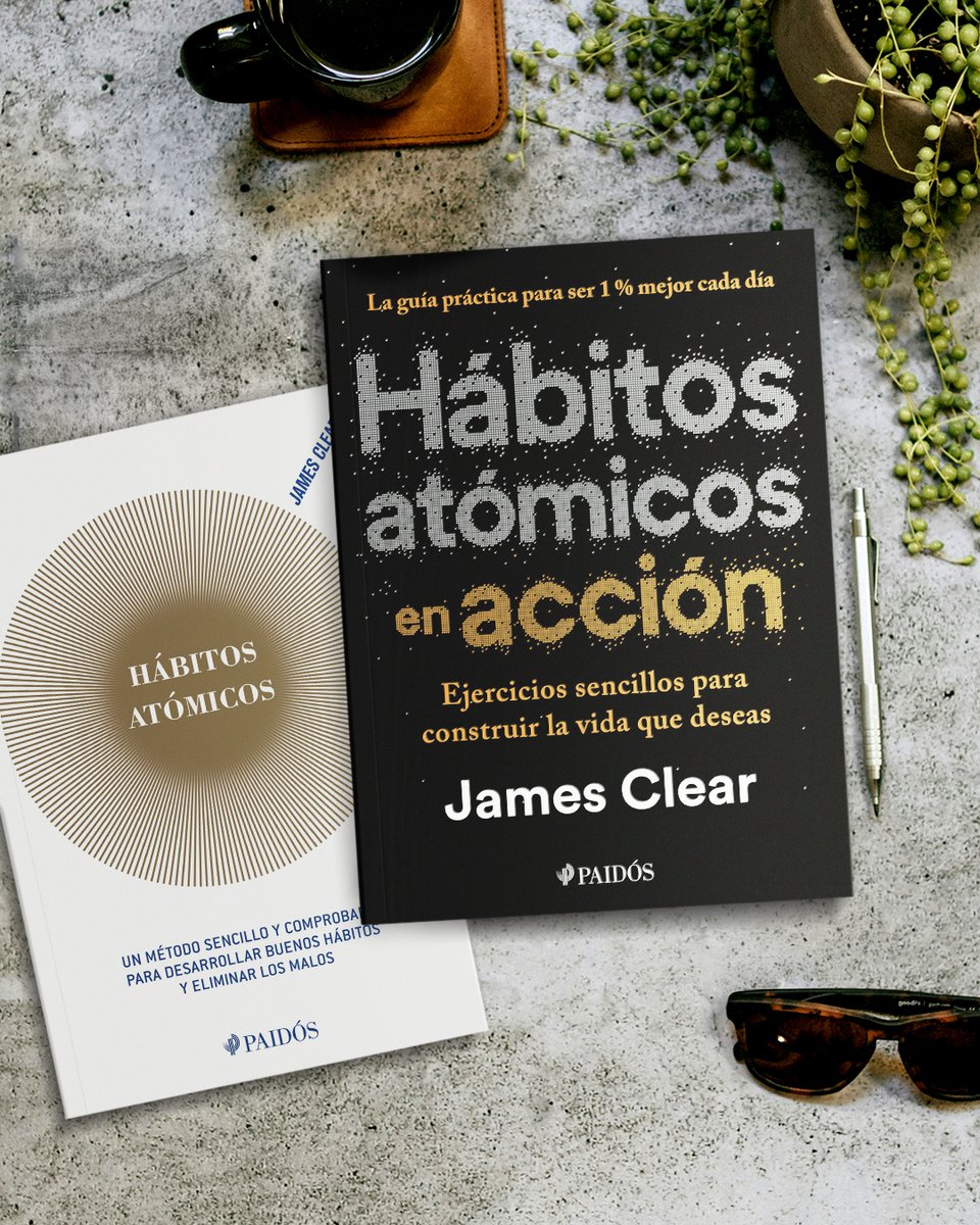 ¡Ya llegó la dupla perfecta para iniciar el año! con todo!  💪

📖Hábitos atómicos y Hábitos atómicos en acción te ayudarán a generar nuevos hábitos, superar la falta de motivación y diseñar el ambiente perfecto para alcanzar el éxito. 🙌