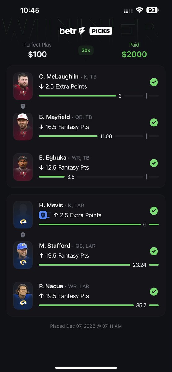 JamesToh1's tweet image. Here’s an example of an edge that we hit in the cord for 3 weeks before it was patched.   There’s stuff out there that sometimes u won’t find thru an optimizer but is incredibly ev. If you want access use code ‘Holiday50’ for 50% off first month!